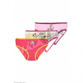 Culottes Fille Minions en Boîte de 3