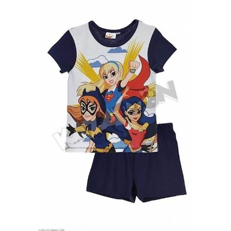 Pyjama Coton Fille DC Superhero Girls