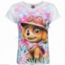 Tee Shirt Fille Pat Patrouille Manches Courtes