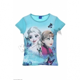 TShirt Reine des Neiges Fille Manches Courtes