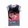 Tee Shirt Fille Ladybug Manches Courtes Big