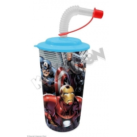 Verre à Paille 3D Avengers