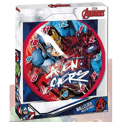 Horloge Murale 25 Cm Avengers