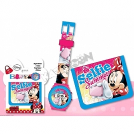 Set Montre et Portemonnaie Minnie