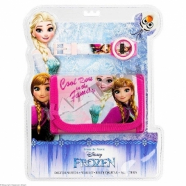 Set Montre et Portemonnaie Reine des Neiges