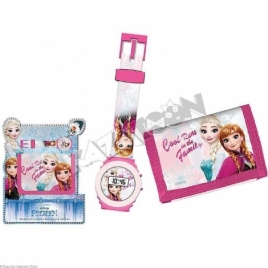Set Montre et Portemonnaie Reine des Neiges