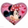 Coussin Coeur Minnie Mouse