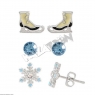 Set Boucles d'oreilles Reine des Neiges