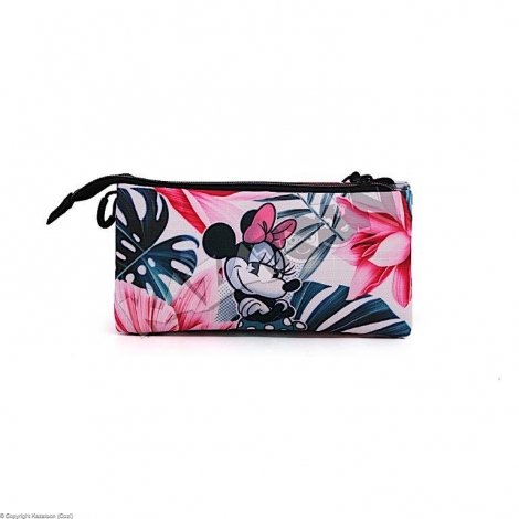 Trousse Minnie 3 Zips - Paradise