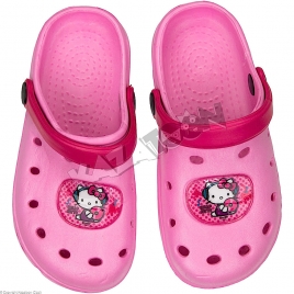 Sandales Style Crocs Hello Kitty