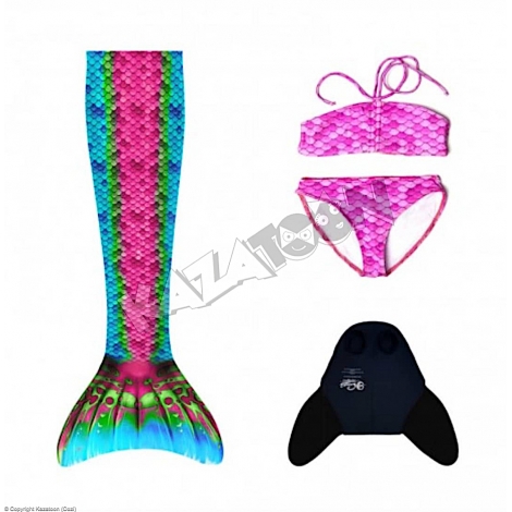 Maillot Queue de Sirène Maroc 4 Pièces Bali (Junior)