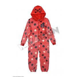 Surpyjama Fille Molleton Phosphorescente Ladybug