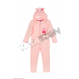 Surpyjama Fille Molleton Phosphorescente Peppa pig