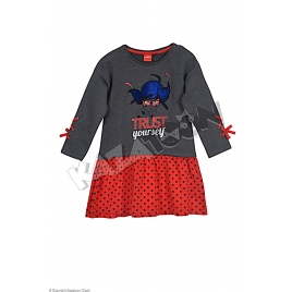 Robe Ladybug Manches Longues