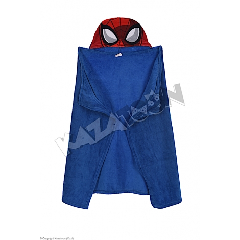 Plaid Capuche Spiderman
