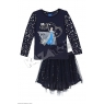 Ensemble Fille La Reine des Neiges TS ML & Jupe