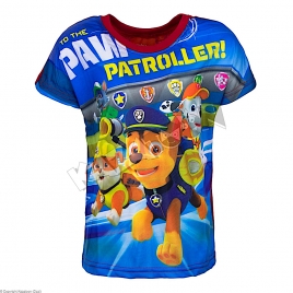 Tee Shirt Fille Pat Patrouille Manches Courtes