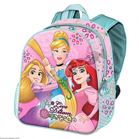 Cartable Disney Princesses 3D Petit - Live