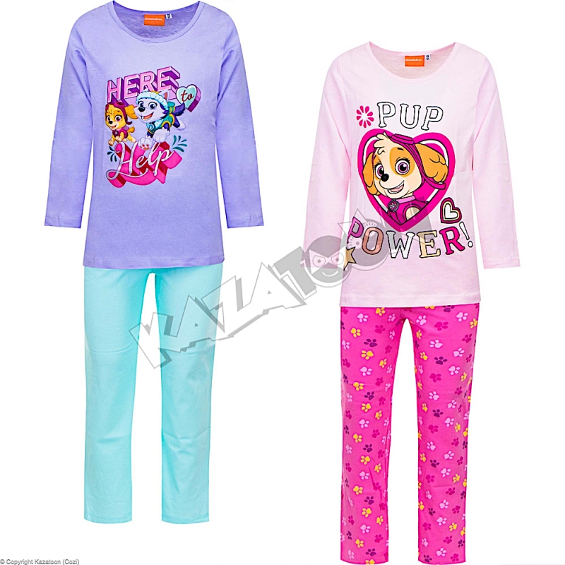 Pyjama Coton Fille Pat Patrouille